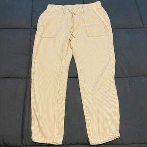 Fun, comfy, striped jumpsuit pants!